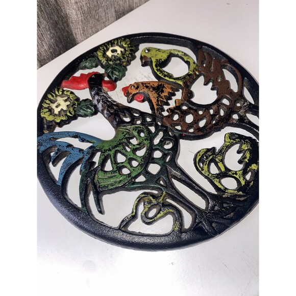 Sungmor CASTIRON Trivet 8.1inch RUSTPROOF for Pot Pans , Or COLLECTABLE - Picture 2 of 4